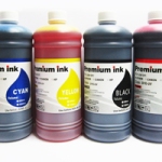 Premium UV Dye Ink 1Liter Available in Cyan, Yellow, Magenta, Black, Light Cyan and Light Magenta